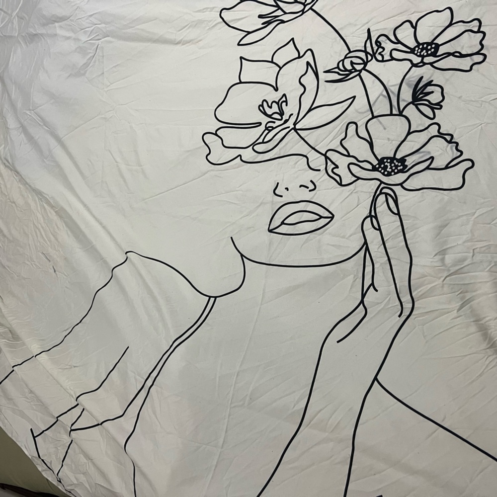 SINGLE-ART LINED ART TAPESTRY - Picture 2 of 2